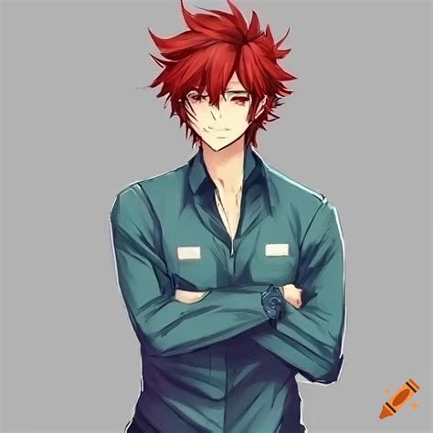 Anime Guy With Spiky Red Hair Goku & 9 Other Anime Characters With The