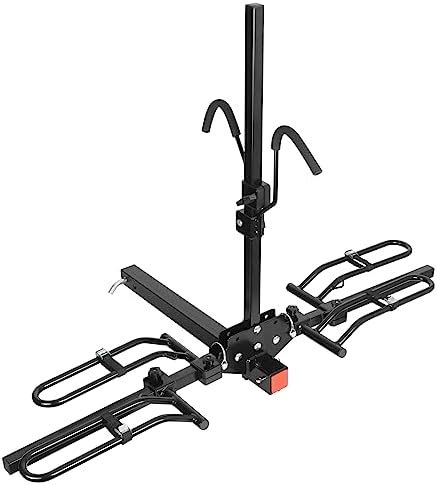 HIGHRAZON Hitch Mounted Bike Rack, 2-Bike 110 lbs Capacity, Foldable ...