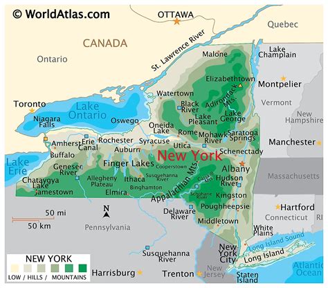 New York Maps & Facts - World Atlas