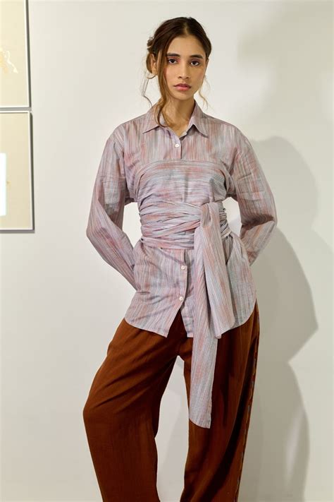 Buy KORA STRIPED TOP from C&W | Tops And Shirts for Women