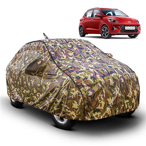 FABTEC Car Body Cover for Hyundai Grand I10 Jungle Print with Soft ...