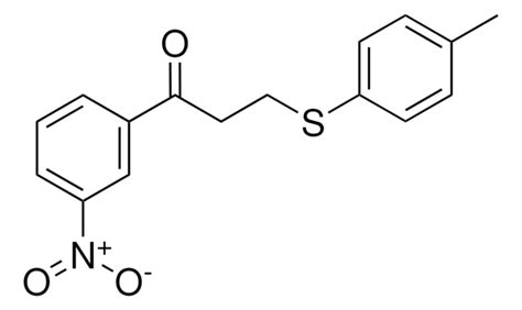 3-((4-METHYLPHENYL)THIO)-1-(3-NITROPHENYL)-1-PROPANONE AldrichCPR ...