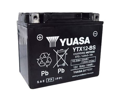 Yuasa Battery - YTX12-BS – Riders Junction