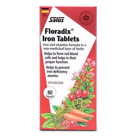 SALUS FLORADIX IRON TABLETS – HealthQuest Ltd.