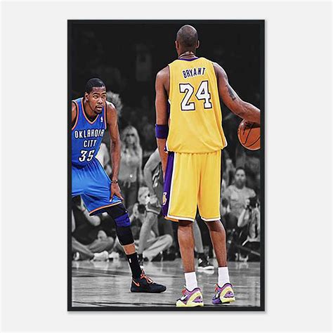 Kobe Bryant Vs Kevin Durant Poster, Kobe Bryant Poster, Kevin Durant ...