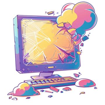 Broken Computer Cartoon 的图像结果