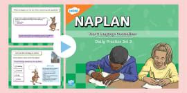 Year 3 Understanding NAPLAN Online - Language Conventions