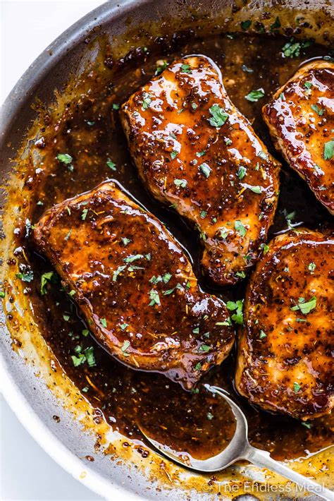 Honey Mustard Pork Chops - The Endless Meal®