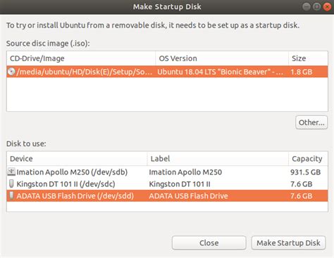 Image result for Install Ubuntu Bootable USB