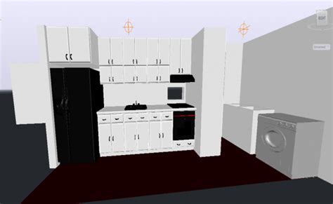 House kitchen layout plan cad drawing details pdf file - Cadbull