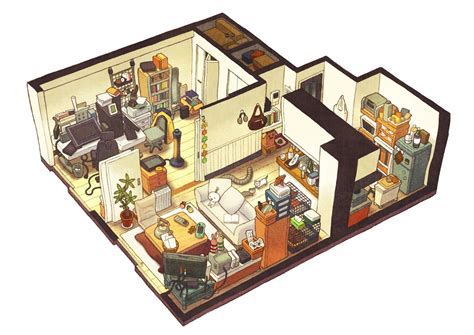 Rick And Morty House Isometric - 1448x1024 Wallpaper - teahub.io