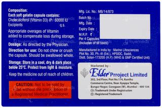 Eldecal D3 60k Capsule 4: Uses, Side Effects, Price & Substitutes