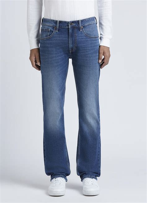 Holborne Blue Mid Rise Straight Jeans | Pepe Jeans India