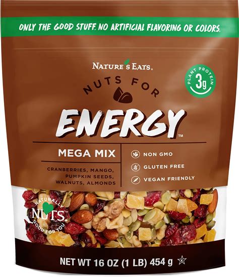 Amazon.com: Power Up Premium Trail Mix - High Energy Trail Mix 14oz ...