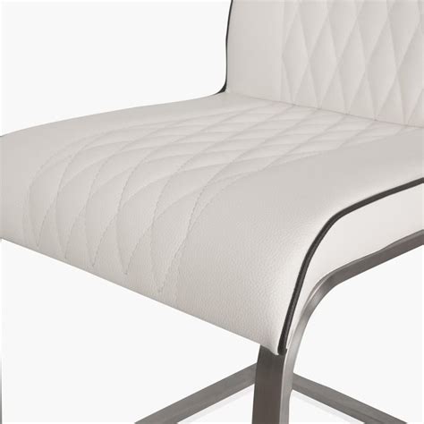 Buy Bentley 6-Seater Dining Set with Chairs - White from Home Centre at ...