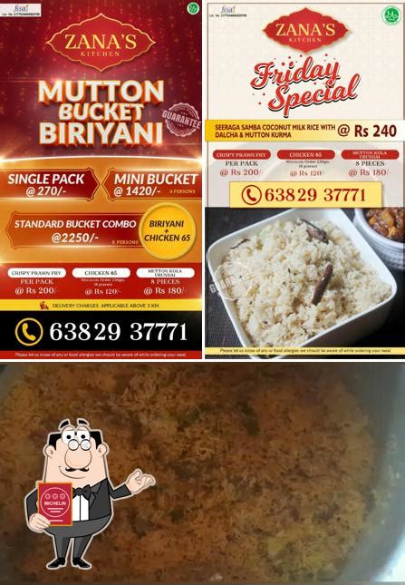 ZANA'S KITCHEN, Chennai - Restaurant menu, prices and reviews