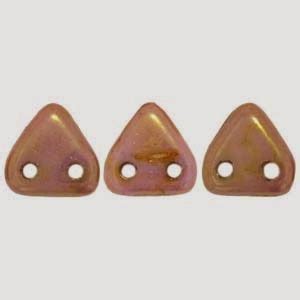 Image result for Czech 2 Hole Triangle Bead Tutorials