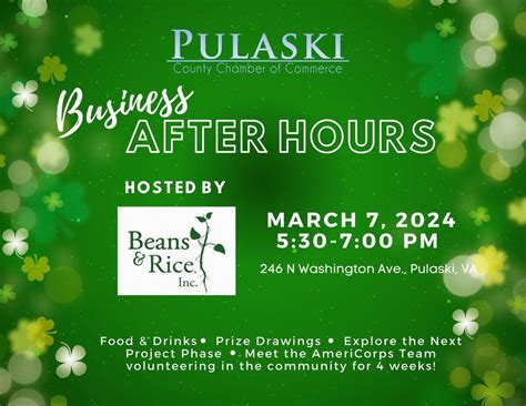 Business After Hours: Hosted by Beans and Rice, Beans and Rice, Inc ...