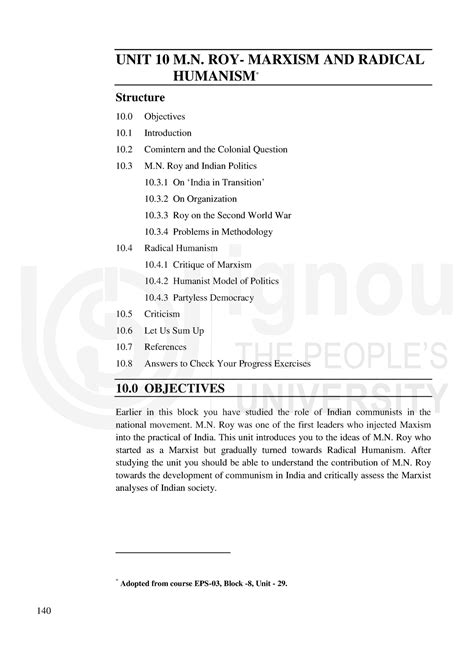 Unit-10 - Good - 140 BLOCK IV Imaginaries of the Nation and the World ...