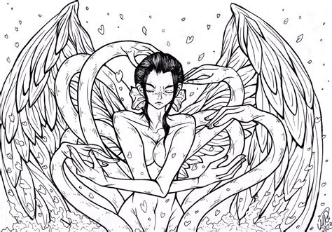 One Piece Nico Robin - Angel by Miruna-Miri on DeviantArt