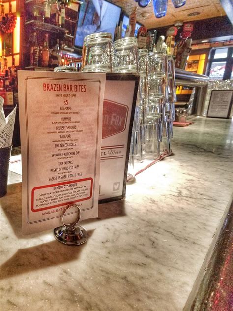 Menu at The Brazen Fox pub & bar, White Plains