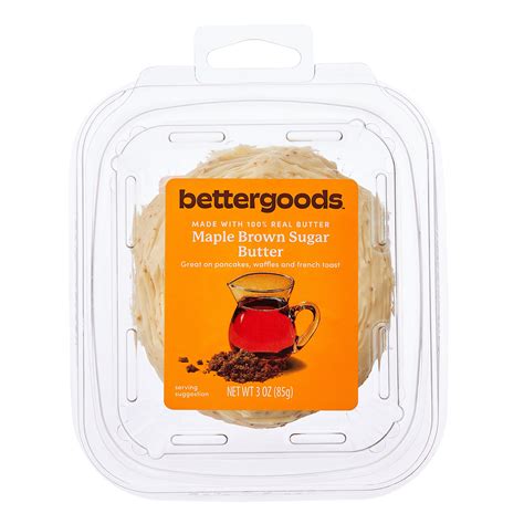 bettergoods Maple Brown Sugar Butter 3 oz with Real Butter, Infused ...
