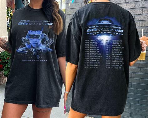 Rauw Alejandro World Tour 2023 Hoodie, Rauw Alejandro Shirt, Saturno ...