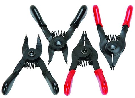 VCT 4 PC MINI MINIATURE SIZE INTERNAL AND EXTERNAL SNAP RING PLIER TOOL ...