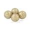 4" Glam Gold & White Plastic Orb Vase Fillers, 4ct. | Michaels