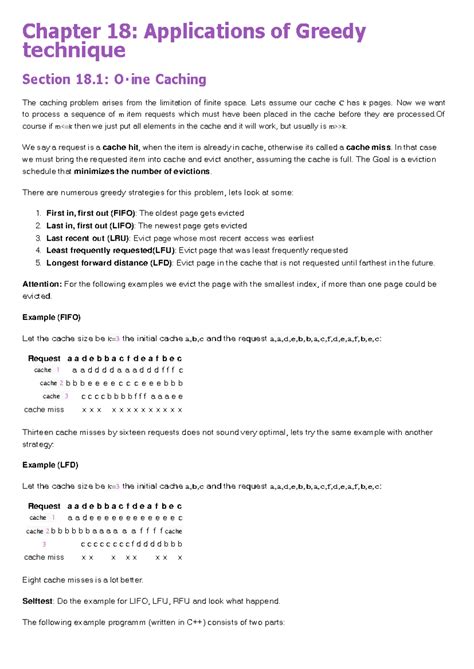 Algorithms 7 - Chapter 18: Applications of Greedy technique Section 18 ...