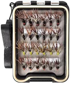 Wifreo 24PCS Tenkara Flies Flies with Waterproof Fly Box Tenkara ...