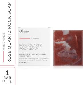 SIRONA Handmade Rose Quartz Bath Soap Bar NO Chemicals – 100 gm - Price ...