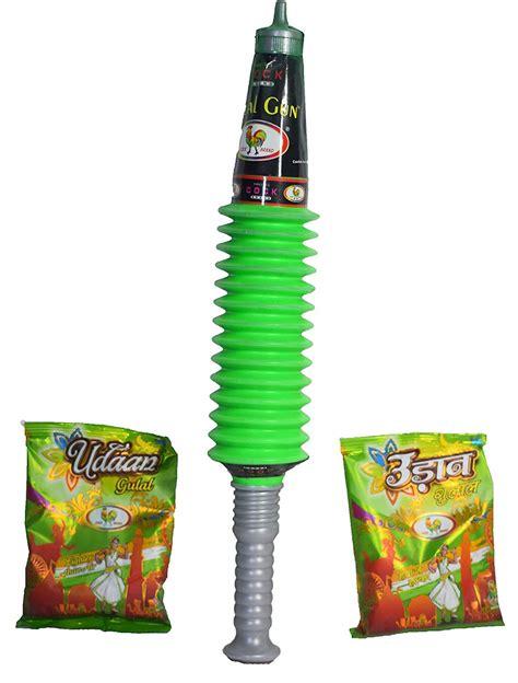Buy InFerro Holi colours : holi colours powder gun : First Ever Herbal ...