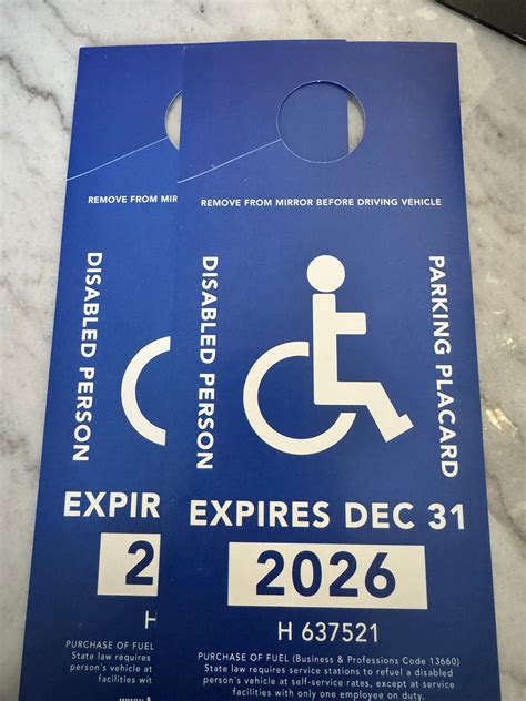 BUNDLE DEAL 10 Handicap Parking Permits – Handicap Parking Solutions