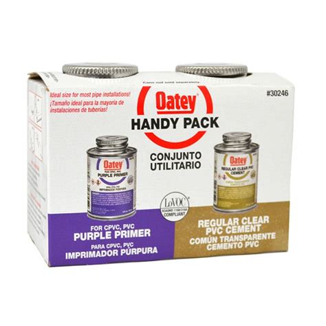 Oatey PVC Cement & Primer Handy Pack - 1/4 Pints - PVCFittingsDirect.com