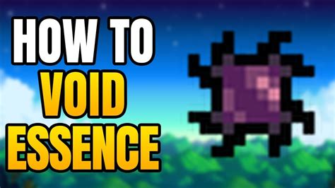 Stardew Valley - How To Get Void Essence - YouTube