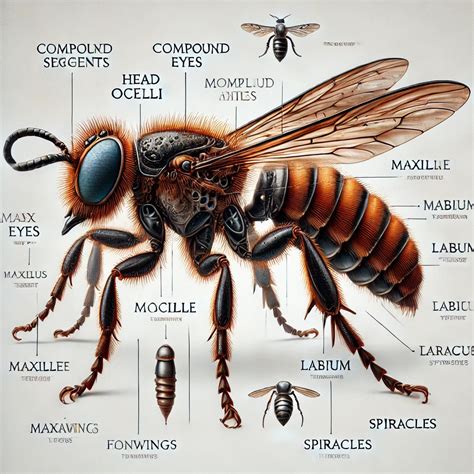 Insect Anatomy: Segments, Limbs, and Adaptations