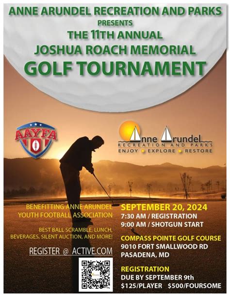 Joshua Roach Memorial Golf Tournament | Compass Pointe Golf Courses ...