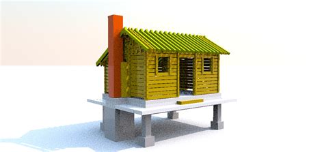 Log Cabin Scale Model 的图像结果