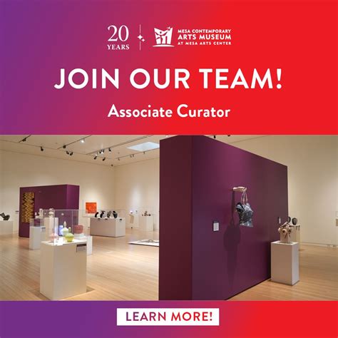We're hiring! 💙 Become Mesa Contemporary Arts Museum's new Associate ...