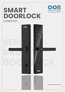 OOB SMARTHOME Smart Door Lock with Fingerprint, Bluetooth Mobile App ...