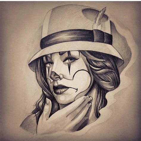 Easy Chicano Clown Drawings - Drawing Tips Guide
