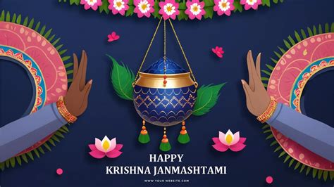 Divine Krishna Janmashtami PSD Template | Psd Templates