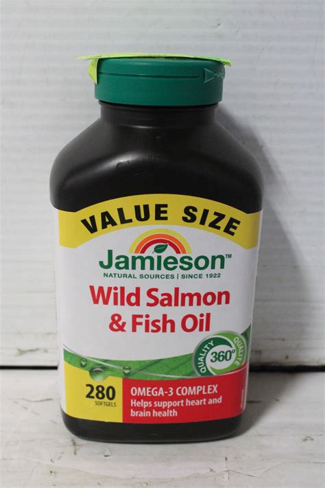 JAMIESON WILD SALMON & FISH OIL 280 SOFTGELS
