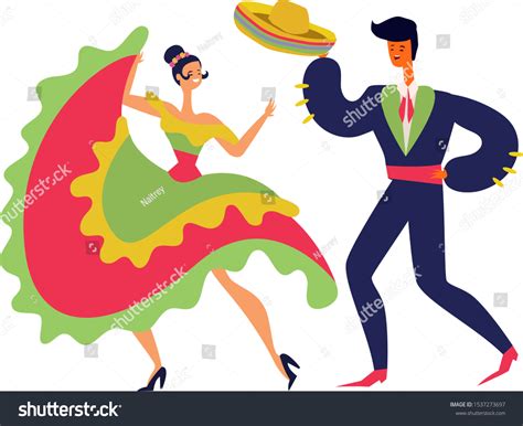 Jarabe Mexico National Dance Mexican Hat: Vector có sẵn (miễn phí bản ...