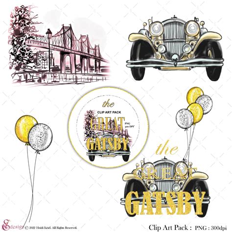 Great Gatsby Clip Art