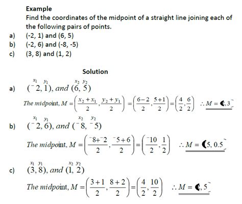 Image result for Drawing Straight Line Graphs Midpoint