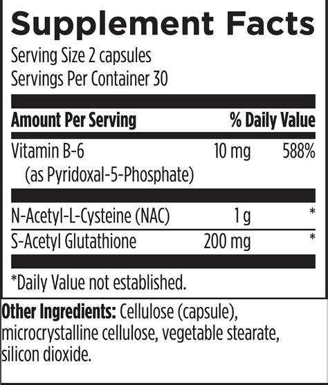 DesignsforHealth Designs for Health S-Acetyl Glutathione Synergy ...