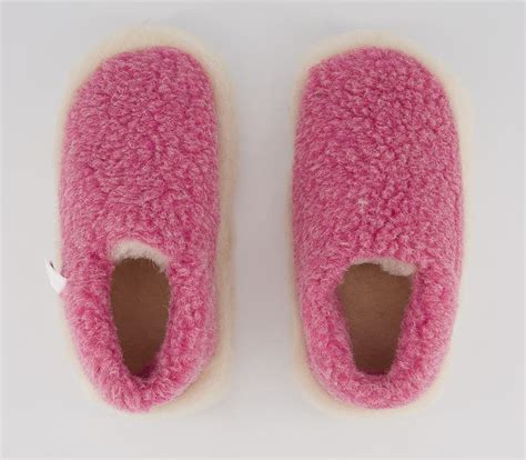 Yoko Wool Yoko Wool Slippers Pink - Women's Slippers