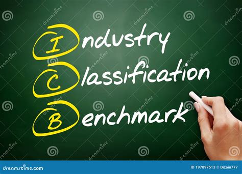 ICB - Industry Classification Benchmark Acronym, Technology Concept On Blackboard Royalty-Free ...